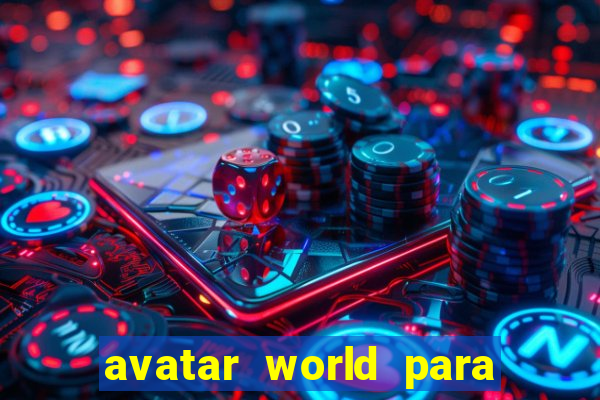 avatar world para imprimir e colorir